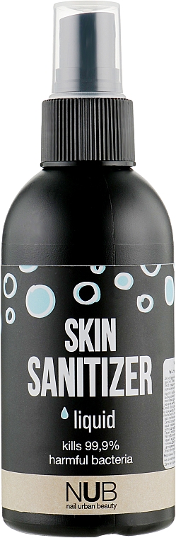 Środek do dezynfekcji skóry dłoni i stóp - NUB Skin Sanitizer Liquid Lime & Peppermint — Zdjęcie N1