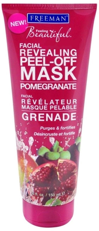 Rewitalizująca maska peel-off do twarzy Granat - Freeman Feeling Beautiful Peeling Facial Mask with Pomegranate 