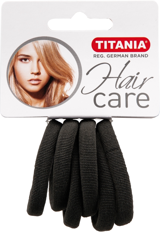 Gumka do włosów (mała, szara) - Titania — фото N1