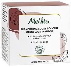 Szampon do włosów w kostce - Melvita Gentle Solid Shampoo  — Zdjęcie N1