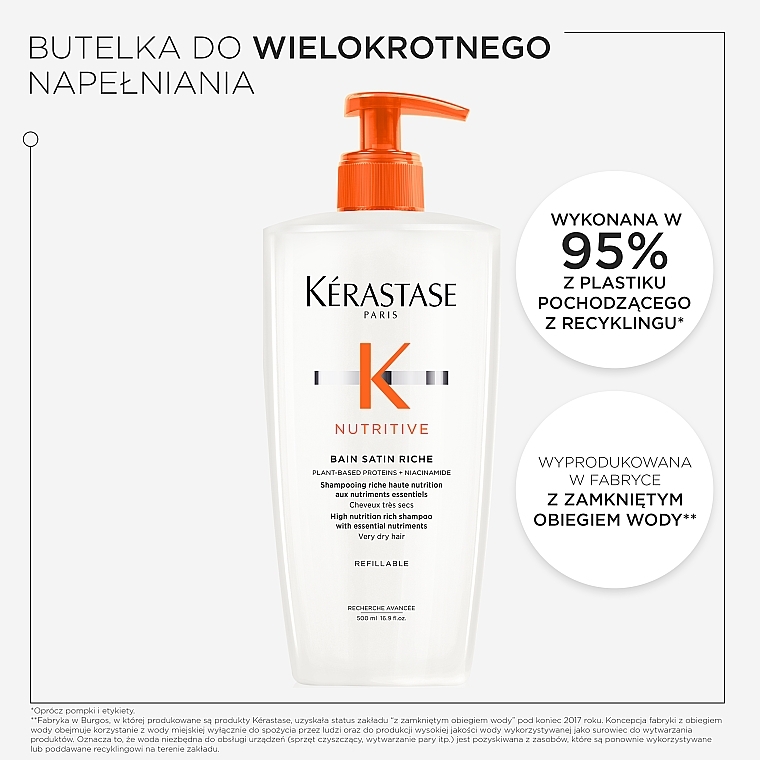 Szampon do włosów suchych i wrażliwych - Kerastase Nutritive Bain Satin Riche Shampoo — Zdjęcie N4