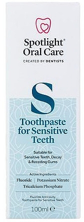 Pasta do zębów wrażliwych - Spotlight Oral Care Toothpaste for Sensitive Teeth — Zdjęcie N2