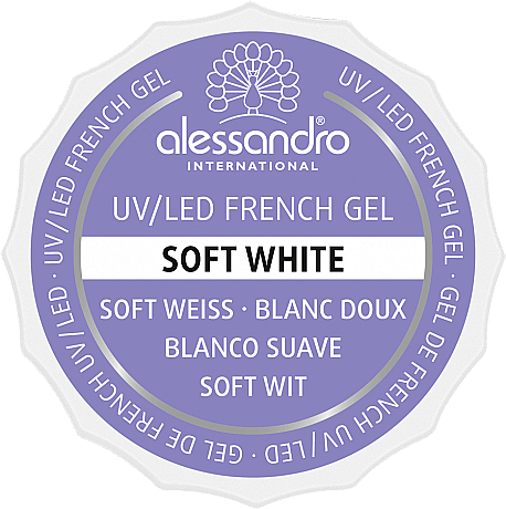 Żel do paznokci - Alessandro International French Gel Soft White  — Zdjęcie N1
