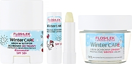 Zestaw - FlosLek Laboratorium Winter Care (f/cr/50ml + f/cr/st/20g + lip/balm/4g) — Zdjęcie N2