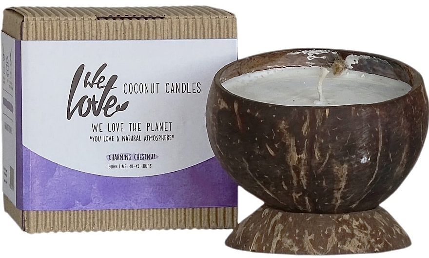 Zapachowa świeca kokosowa - We Love The Planet Coconut Candle Charming Chestnut — Zdjęcie N2
