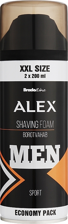 Pianka do golenia - Bradoline Alex Sport Shaving Foam