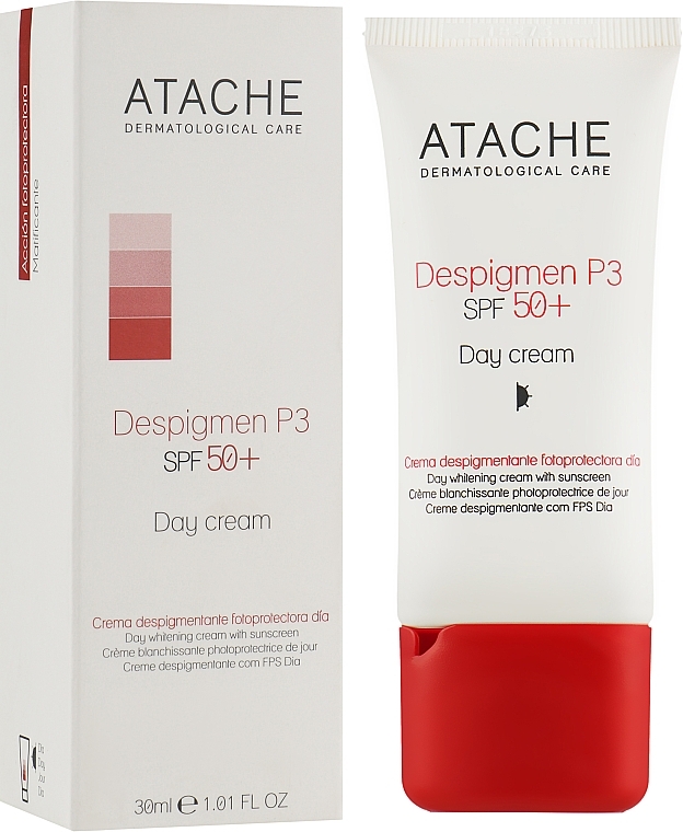 Wybielający krem depigmentacyjny na dzień - Atache Despigment P3 Day Cream SPF 50+ — Zdjęcie N2