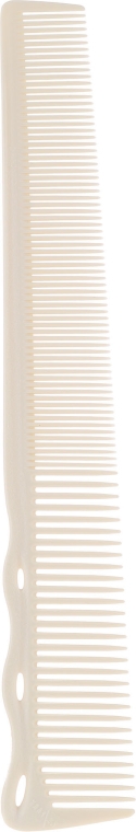 Grzebień do strzyżenia, 167 mm, biały - Y.S.Park Professional 252 B2 Combs Soft Type White — Zdjęcie N1