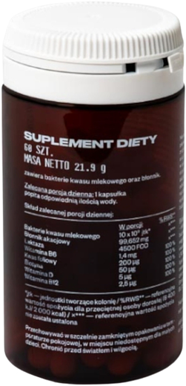 Suplement diety - Derm Good Probiotic Based Boosting Goodness For Body Suplement Diety — Zdjęcie N2