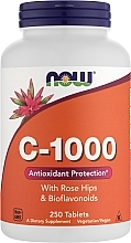 Witamina C-1000 o przedłużonym uwalnianiu + dzika róża - Now Foods Antioxidant Protection C-1000 With Rose Hips Tablets — Zdjęcie N1