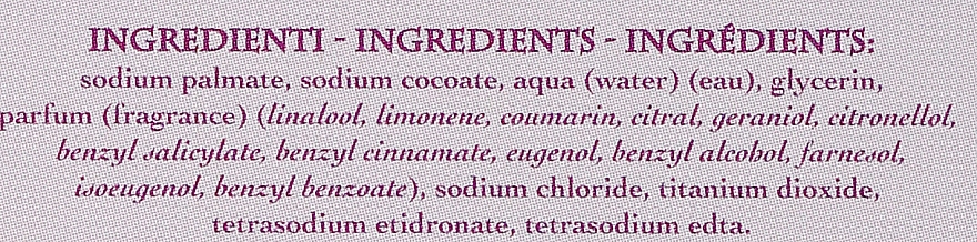 Naturalne mydło w kostce Cedr i lawenda - Saponificio Artigianale Fiorentino Capri Lavender & Cedar Soap — Zdjęcie N2