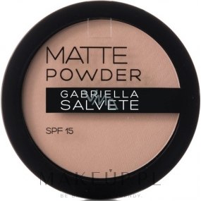 Puder matujący SPF15 - Gabriella Salvete Matte Powder — Zdjęcie 01 Ivory