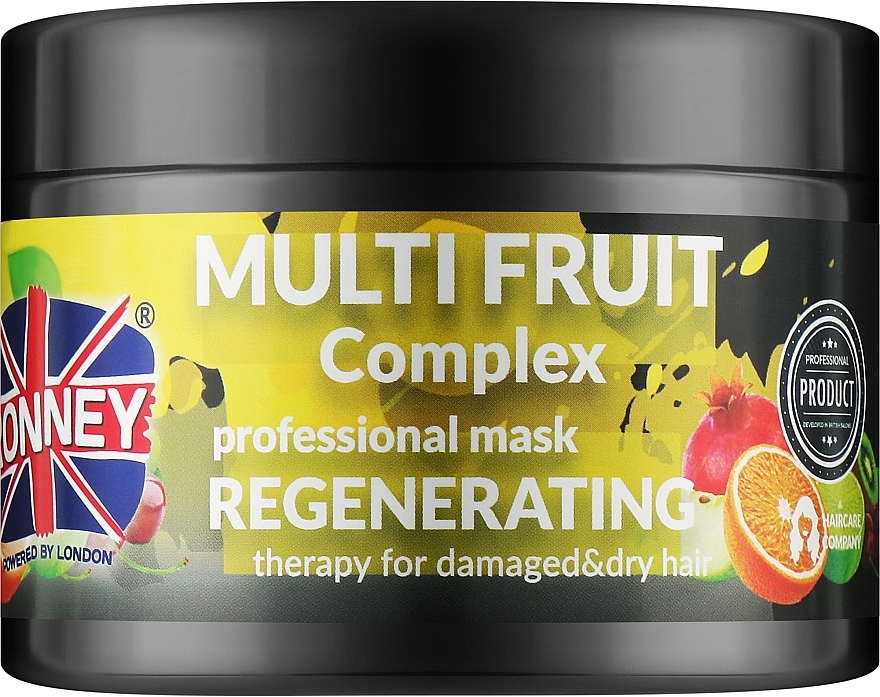 Owocowa maska do włosów suchych i zniszczonych - Ronney Professional Multi Fruit Complex Regenerating Mask