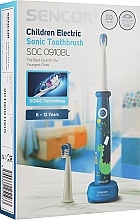 Elektryczna szczoteczka do zębów dla dzieci, niebieska, SOC0910BL, 6-12 lat - Sencor — Zdjęcie N3
