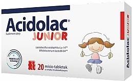Kup Probiotyk dla dzieci o smaku truskawkowym - Polpharma Acidolac Junior