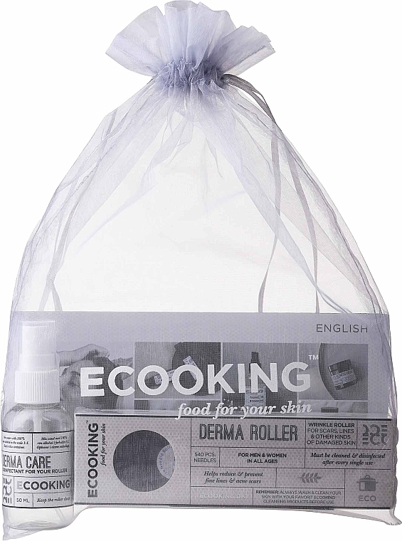 PRZECENA! Zestaw - Ecooking Derma (roller/1pc + bottle/50ml) * — Zdjęcie N1
