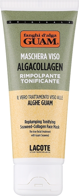 Maseczka do twarzy z kolagenem z alg - Guam Algacollagen Replumping Tonifying Seaweed-Collagen Face Mask — Zdjęcie N1