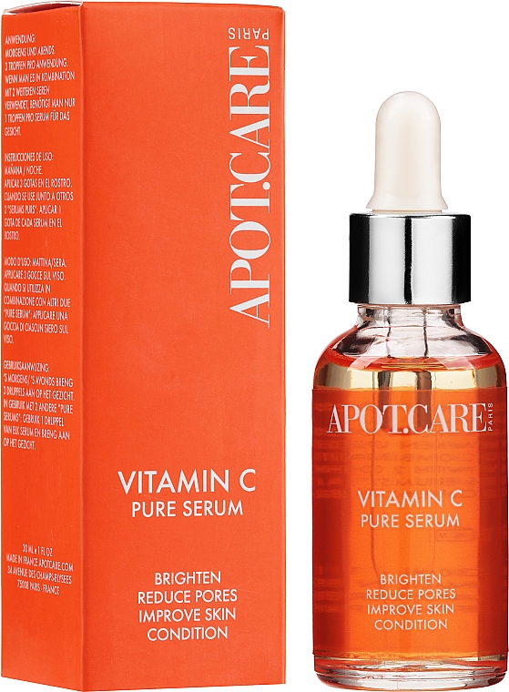 Rozjaśniające serum do twarzy z witaminą C - Apotcare Pure Seurum Vitamin C — Zdjęcie N4