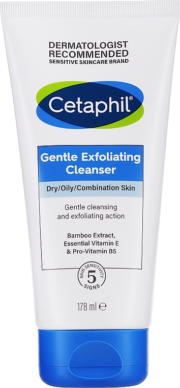 Delikatny złuszczający żel do mycia twarzy - Cetaphil Gentle Exfoliator Cleansing — Zdjęcie N2