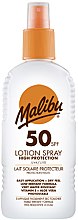 Kup Przeciwłoneczne mleczko w sprayu do ciała - Malibu Sun Lotion Spray High Protection Water Resistant SPF 50