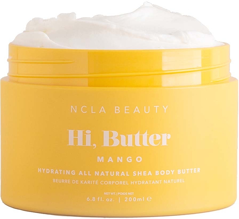 Masło do ciała Mango - NCLA Beauty Hi, Butter Mango Hydrating All Natural Shea Body Butter — Zdjęcie N1