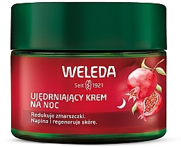 PRZECENA! Ujędrniający krem na noc z peptydami z granatu i maku - Weleda Pomegranate & Poppy Peptide Firming Night Cream * — Zdjęcie N2