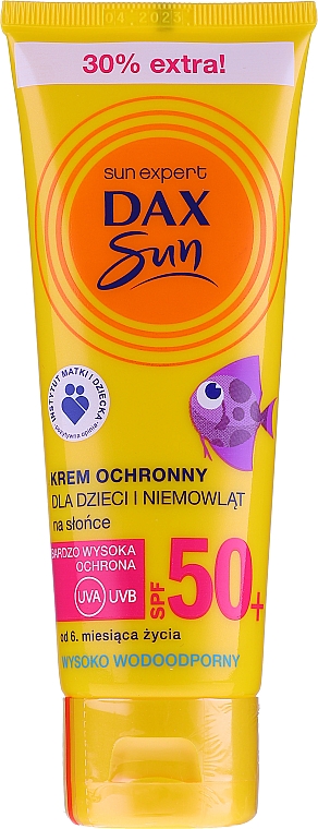 Krem ochronny na słońce dla dzieci i niemowląt SPF 50+ - DAX Sun