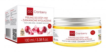 Peeling do stóp - GoCranberry Cranberry Smoothing Foot & Heel Scrub — Zdjęcie N1