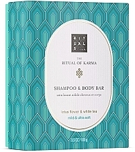 Szampon w kostce do włosów i ciała - Rituals The Ritual Of Karma Shampoo & Body Bar — Zdjęcie N1