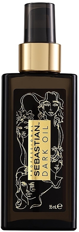 Olejek do stylizacji włosów - Sebastian Professional Dark Oil Limited Edition — Zdjęcie N1