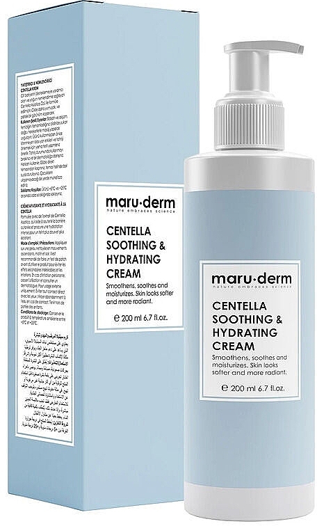 Kojąco-nawilżający krem do twarzy z centellą - Maruderm Cosmetics Centella Soothing & Hydrating Cream — Zdjęcie N1