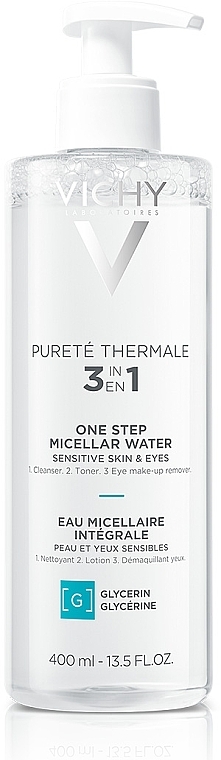 Płyn micelarny do twarzy i oczu - Vichy Purete Thermale Mineral Micellar Water — Zdjęcie N6
