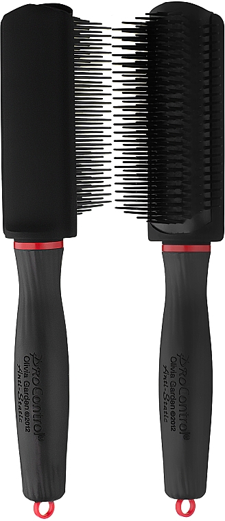 Szczotka do włosów - Olivia Garden Pro Control Paddle 9 Rows Styler Brush