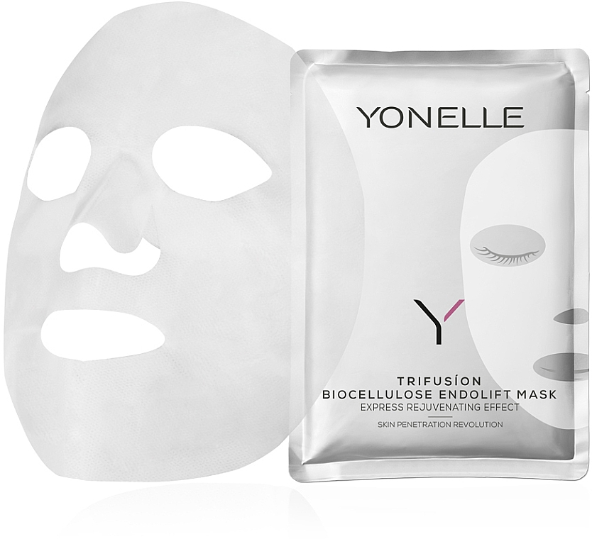 Endoliftingująca maseczka do twarzy - Yonelle Trifusion Biocellulose Endolift Mask — Zdjęcie N1