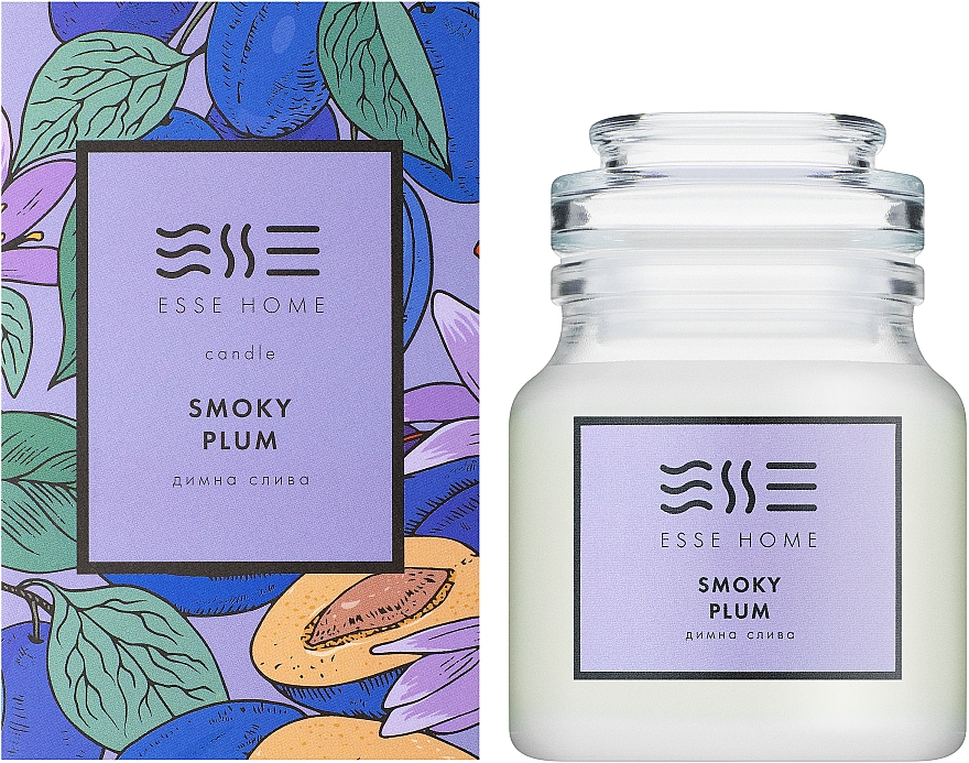 Esse Home Smoky Plum - Świeca zapachowa — Zdjęcie N2