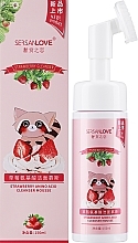 Pianka-mus do mycia twarzy z aminokwasami i truskawkami - Sersanlove Strawberry Amino Acid Cleansing Mousse — Zdjęcie N2