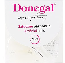 Zestaw sztucznych paznokci - Donegal Nail Tips & Glue — Zdjęcie N2