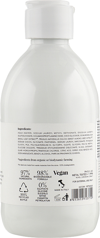 Organiczny szampon do włosów z bazylią i mandarynką - Nook Beauty Family Organic Hair Care Shampoo — Zdjęcie N3