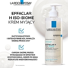 Kojąco-nawilżający krem myjący do skóry tłustej - La Roche-Posay Effaclar H Iso Biome Cleansing Cream — Zdjęcie N2