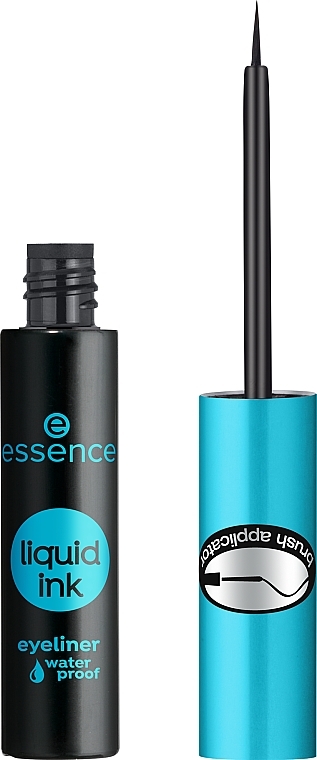 Wodoodporny eyeliner w płynie - Essence Liquid Ink Eyeliner Waterproof — Zdjęcie N2