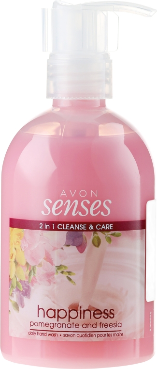 Nawilżające mydło w płynie Granat i frezja - Avon Senses — Zdjęcie N1