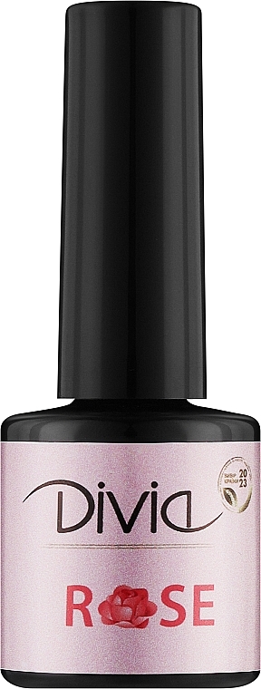 Oliwka do skórek o zapachu róży - Divia Thick Cuticle Oil Rose Scent