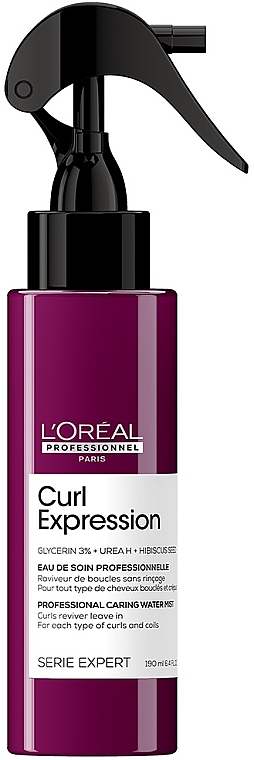 Mgiełka do włosów - L'Oreal Professionnel Serie Expert Curl Expression Caring Water Mist — Zdjęcie N1