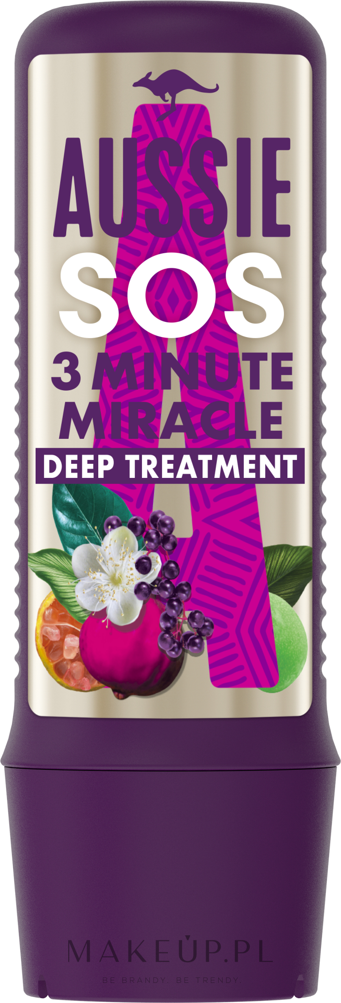 Intensywnie pielęgnacyjna odżywka do włosów - Aussie SOS 3 Minute Miracle Deep Treatment — Zdjęcie 225 ml