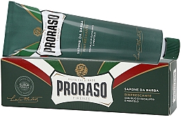 Kup Tonujące mydło do golenia z ekstraktem z eukaliptusa i mentolu - Proraso Green Line Refreshing Soap (tuba)