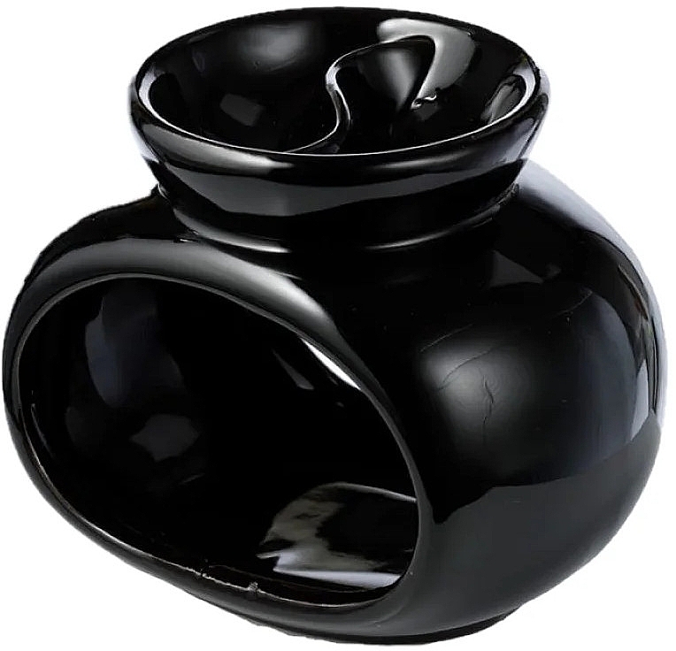 Ceramiczna lampa zapachowa, czarny - Home Nature — Zdjęcie N1