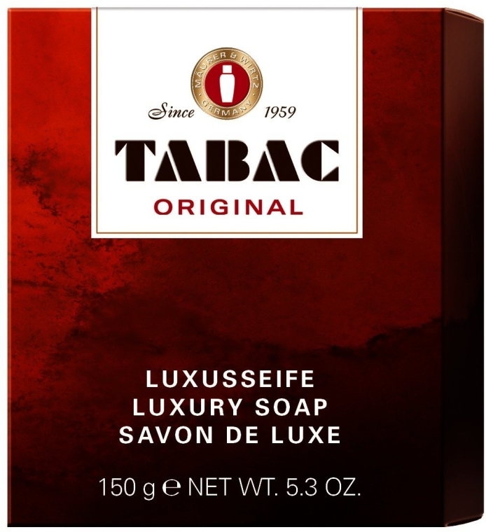 Maurer & Wirtz Tabac Original - Perfumowane mydło w kostce do rąk i ciała dla mężczyzn