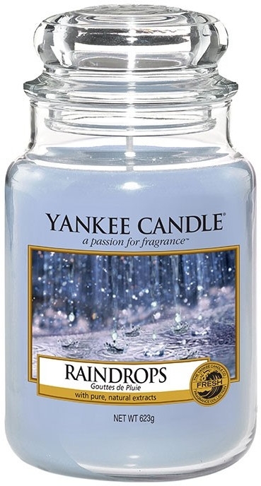 Świeca zapachowa w słoiku - Yankee Candle Raindrops