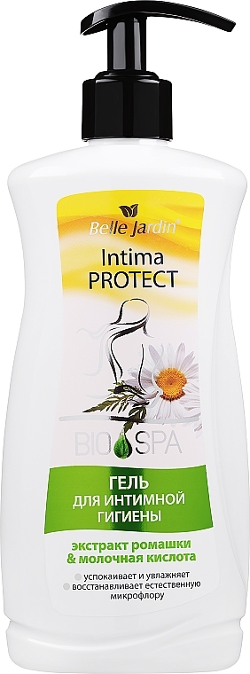 Żel do higieny intymnej z ekstraktem z rumianku i kwasem mlekowym - Belle Jardin Bio Spa Intima Protect — Zdjęcie N1