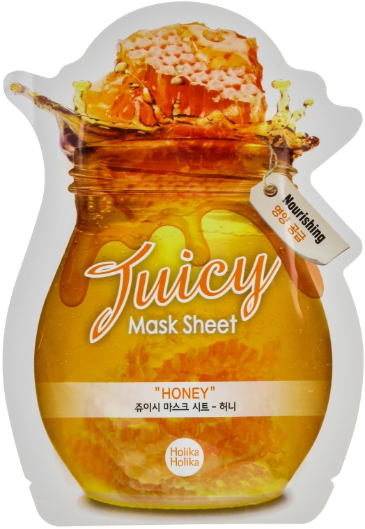 Maska na tkaninie Miód - Holika Holika Honey Juicy Mask Sheet — Zdjęcie N1